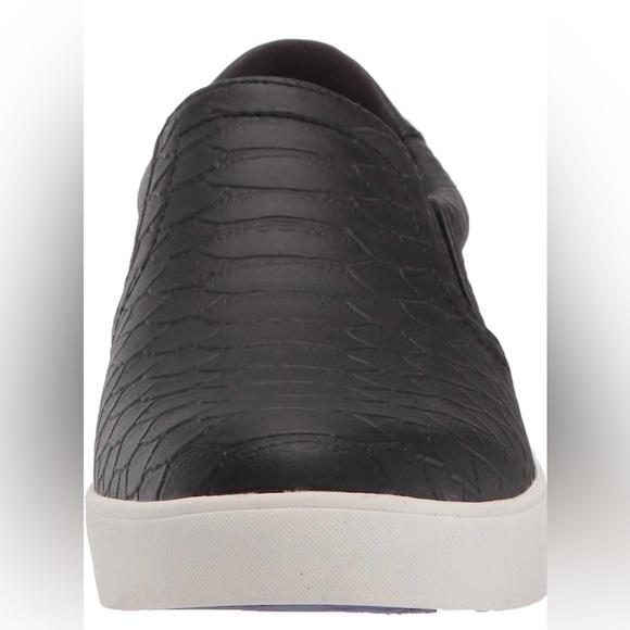 Dr Scholl's Madison Slip On Sneakers Black Python Shoes Size 7.5W - Picture 4 of 11